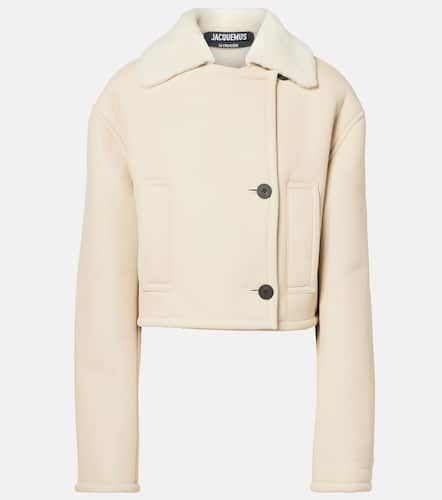 Chaqueta Marino de borrego cropped - Jacquemus - Modalova