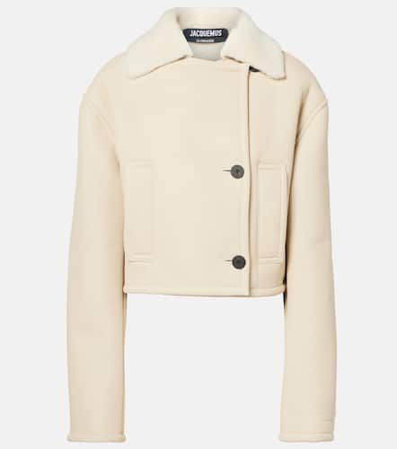 Cropped-Jacke Marino aus Shearling - Jacquemus - Modalova