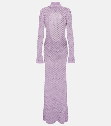 Verziertes Kleid aus Häkelstrick - David Koma - Modalova
