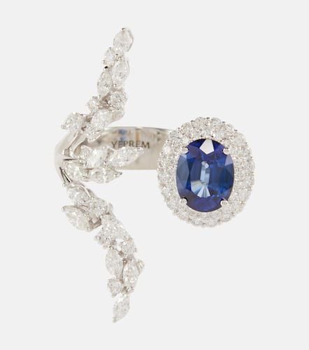 Anillo Reign Supreme de oro de 18 ct con zafiro y diamantes - Yeprem - Modalova