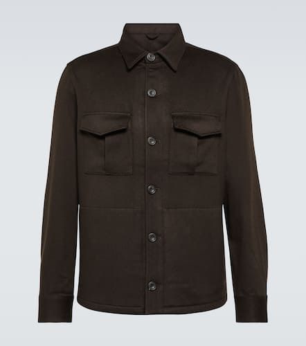 Giacca camicia in cashmere - Thom Sweeney - Modalova