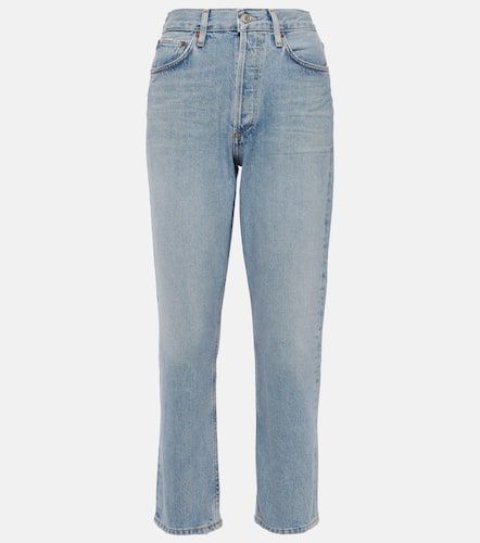 High-Rise Cropped Straight Jeans Riley - Agolde - Modalova