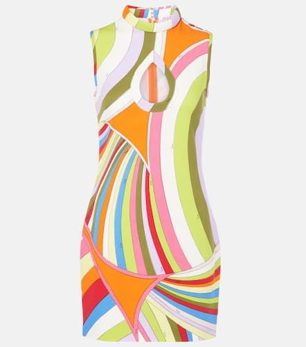 Iride cutout crÃªpe minidress - Pucci - Modalova