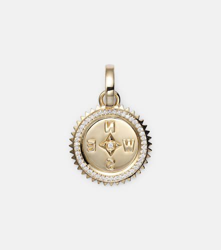 Collana Internal Compass in 18kt con diamanti - FoundRae - Modalova