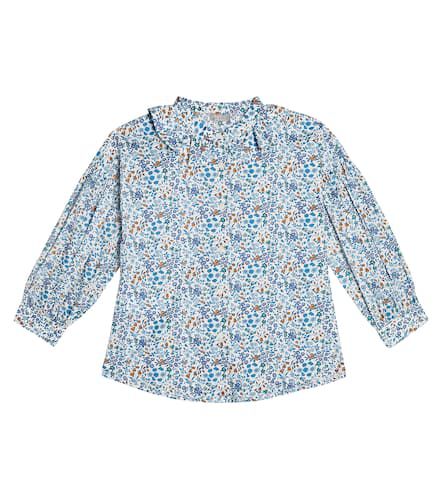 Camicia in popeline di cotone con stampa - Il Gufo - Modalova