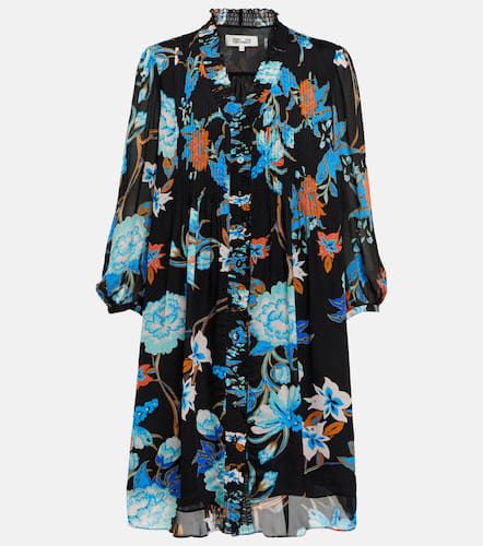 Pleated floral dress - Diane von Furstenberg - Modalova