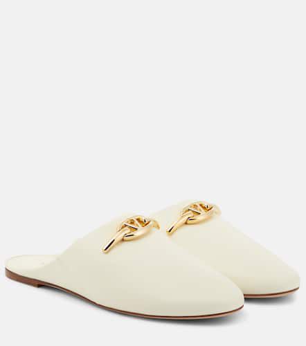 Slippers VLogo Gate aus Leder - Valentino Garavani - Modalova