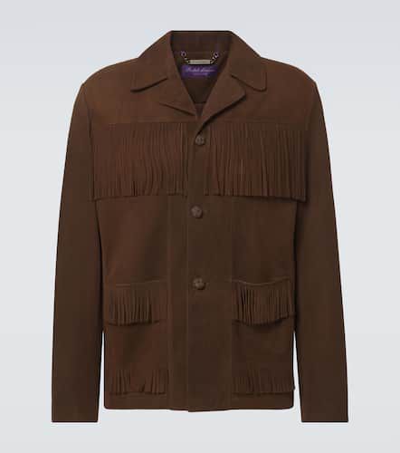 Chaqueta de ante con flecos - Ralph Lauren Purple Label - Modalova