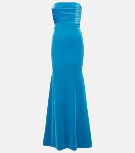 Alex Perry Draped velvet gown - Alex Perry - Modalova