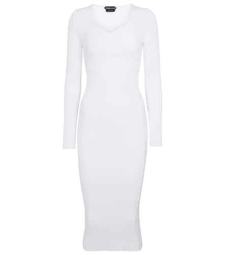 Tom Ford Vestido midi acanalado - Tom Ford - Modalova