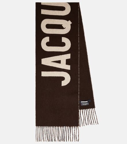 Sciarpa in lana vergine con logo - Jacquemus - Modalova