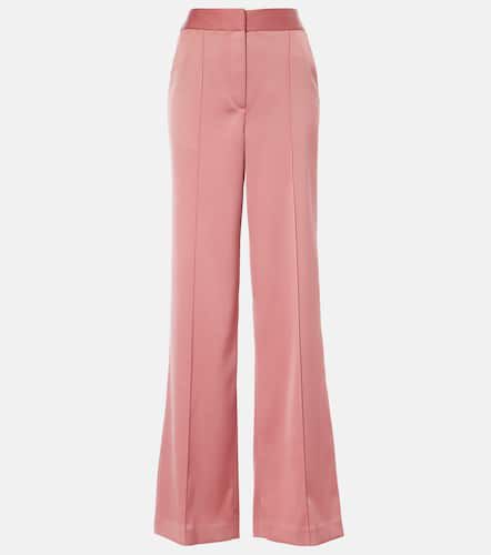 Edia high-rise satin wide-leg pants - Veronica Beard - Modalova