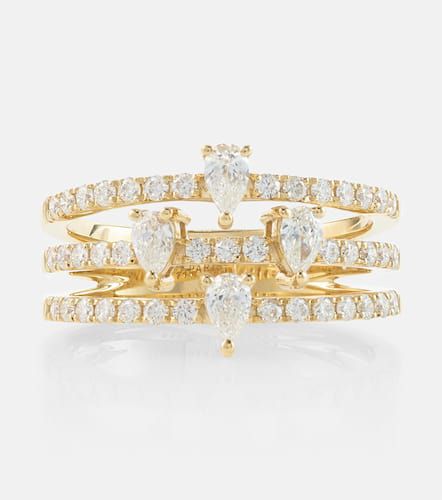 Persée Ring Héra aus 18kt Gelbgold mit Diamanten - Persee - Modalova