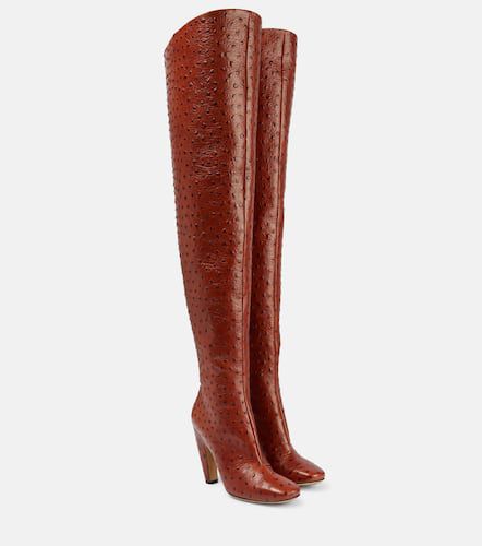Canalazzo leather over-the-knee boots - Bottega Veneta - Modalova