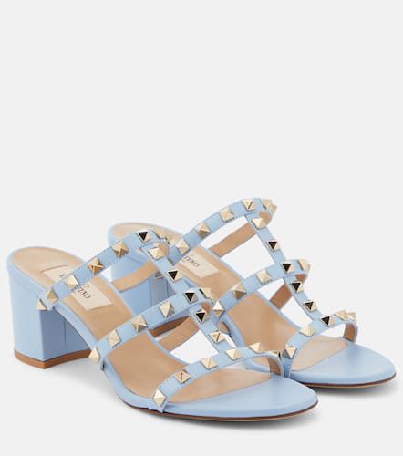 Rockstud leather sandals - Valentino Garavani - Modalova