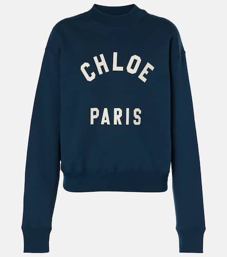 Chloé Sweatshirt aus Baumwoll-Fleece - Chloe - Modalova