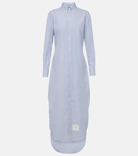 Robe chemise rayée en coton - Thom Browne - Modalova