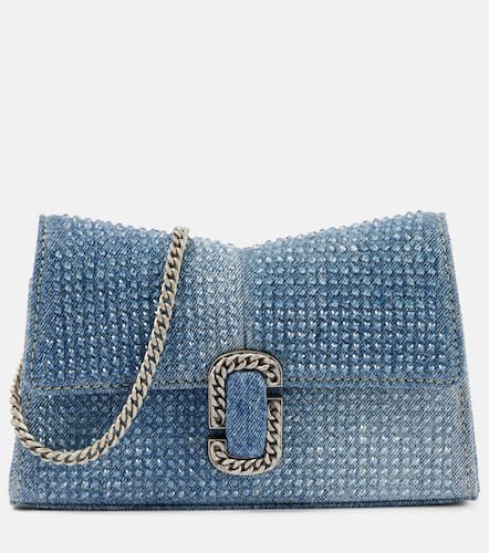 Crystal-embellished wallet on chain - Marc Jacobs - Modalova