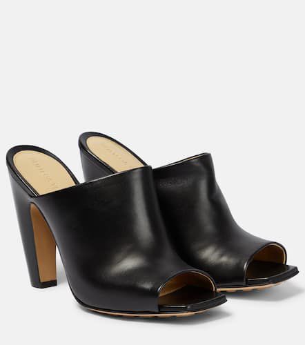 Lagoon leather peep-toe mules - Bottega Veneta - Modalova