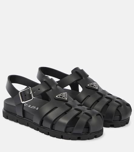 Prada Logo fisherman sandals - Prada - Modalova