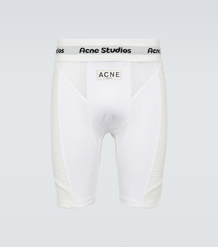 Acne Studios Logo biker shorts - Acne Studios - Modalova
