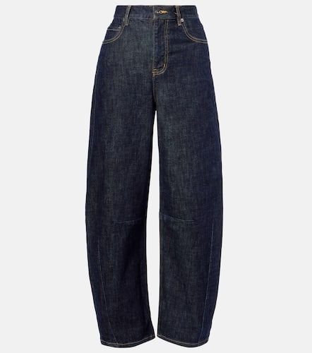 Jean barrel à taille haute - Self-Portrait - Modalova