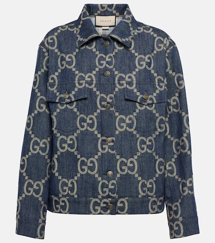 Jumbo GG oversized denim jacket - Gucci - Modalova