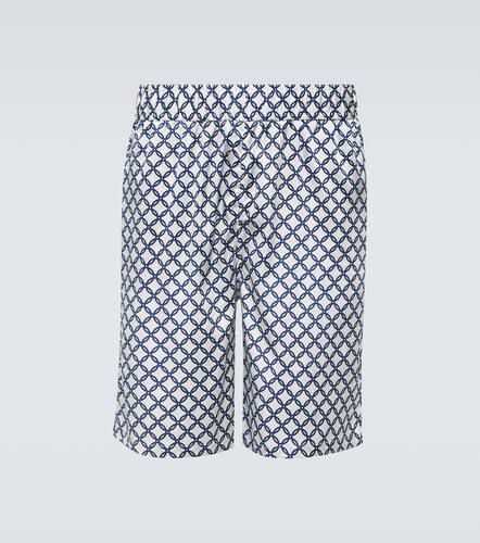 Palma printed silk-blend shorts - Frescobol Carioca - Modalova