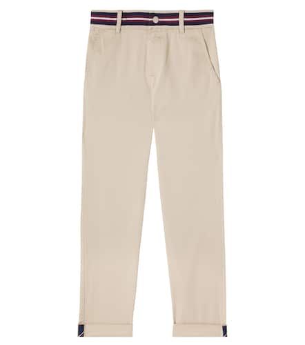 Pantalon chino en coton mélangé - Moncler Enfant - Modalova