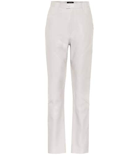 High-Rise-Hose Xenia aus Leder - Isabel Marant - Modalova