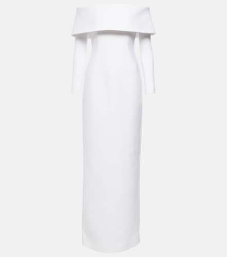 Stephania off-shoulder crêpe maxi dress - Emilia Wickstead - Modalova