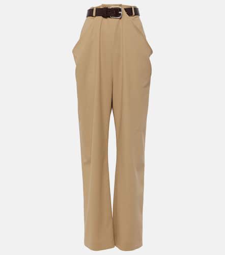 Pantalones rectos de sarga de algodón - Loewe - Modalova