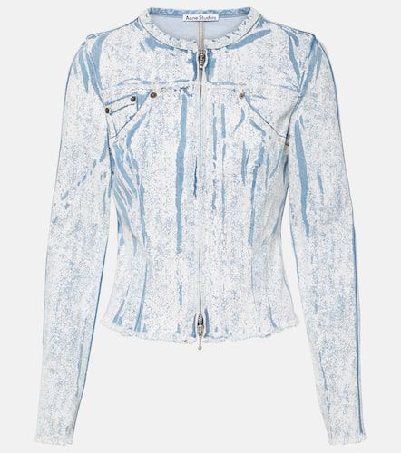 Acne Studios Printed denim jacket - Acne Studios - Modalova