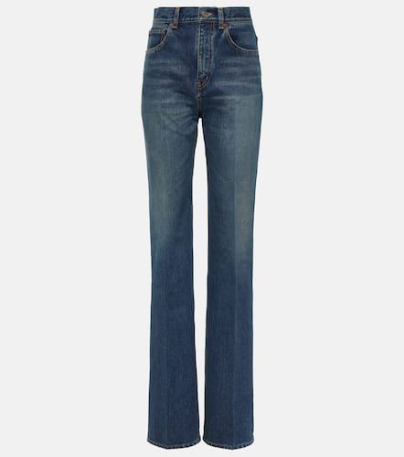 Jeans anchos Clyde de tiro alto - Saint Laurent - Modalova