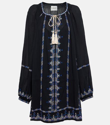 Parsley embroidered cotton voile minidress - Marant Etoile - Modalova