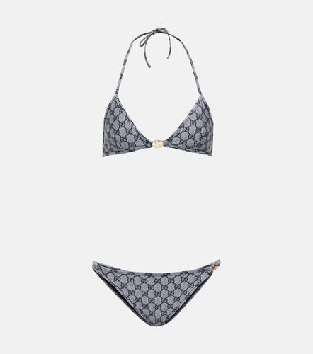 Gucci Bikini triangular con GG - Gucci - Modalova