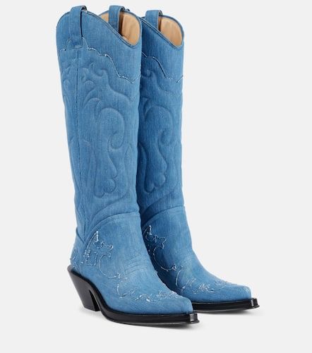 Westernstiefel Capitana aus Denim - Gabriela Hearst - Modalova