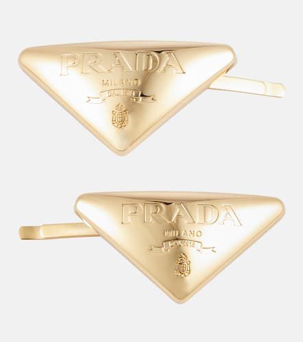 Prada Logo hair clip - Prada - Modalova