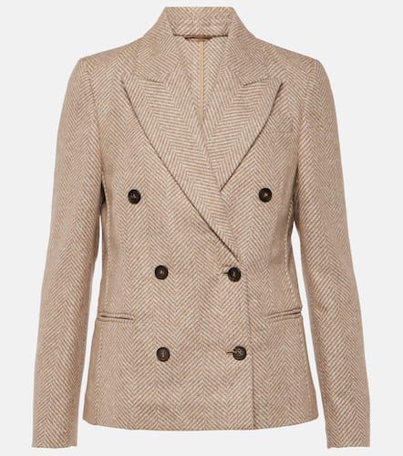 Blazer aus einem Wollgemisch - Brunello Cucinelli - Modalova