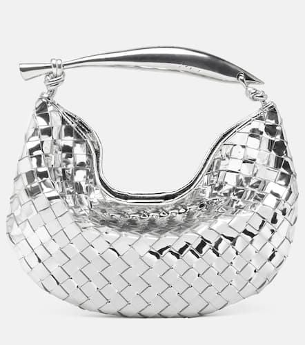 Bolso Sardine de piel Intrecciato metalizada - Bottega Veneta - Modalova