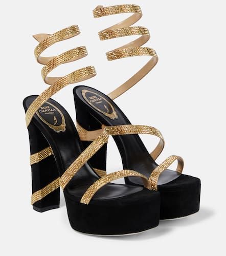 Sandalias con plataforma adornadas - Rene Caovilla - Modalova