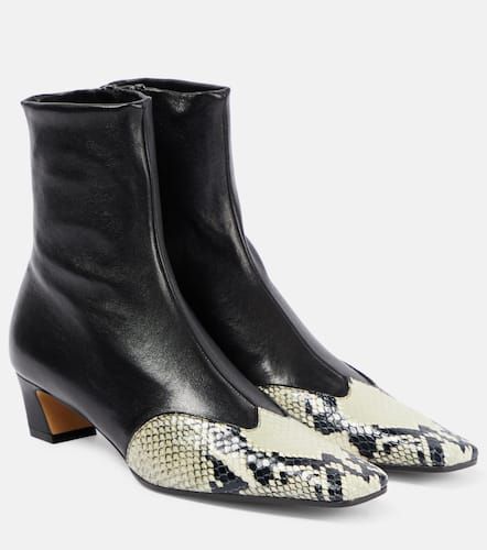 Khaite Dallas leather ankle boots - Khaite - Modalova