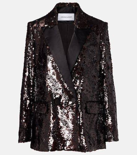 Blazer doppiopetto con paillettes - Veronica Beard - Modalova