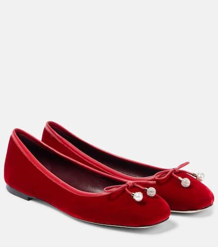 Jimmy Choo Ballerinas Elme aus Samt - Jimmy Choo - Modalova