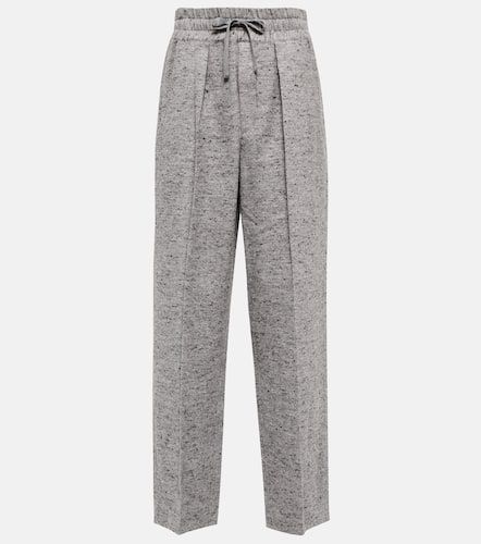 Pantaloni in misto cotone a vita alta - Marant Etoile - Modalova