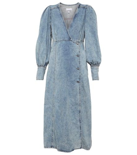 Ganni Denim midi dress - Ganni - Modalova