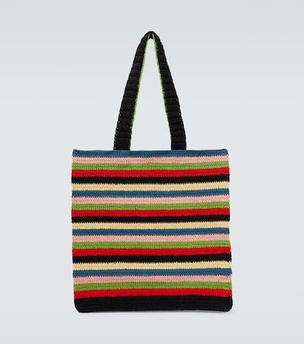 Village Stripe crochet tote bag - Bode - Modalova