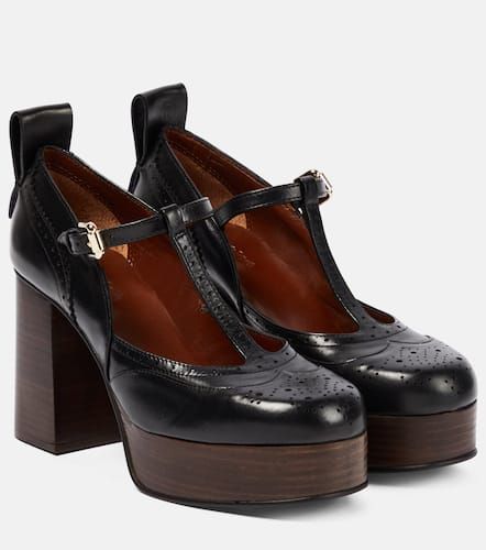 Aria leather platform pumps - See By Chloe - Modalova