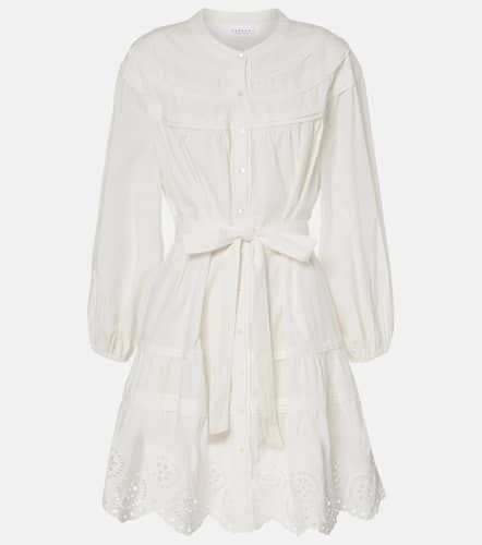 Barb broderie anglaise cotton minidress - Velvet - Modalova