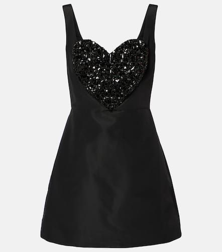 Embellished silk minidress - Carolina Herrera - Modalova